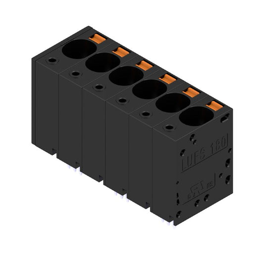 2492150000 - 10mm Pitch 6-Pole Terminal PCB with 180° Orientation  (Pack of 20)