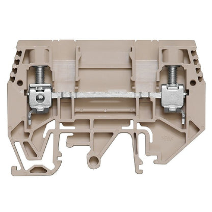 1934830000 - Dark Beige Terminal Block for 6mm² Wires, 41A, 630V  (Pack of 50)