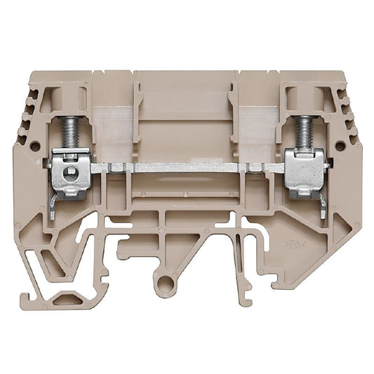 1934830000 - Dark Beige Terminal Block for 6mm² Wires, 41A, 630V  (Pack of 50)