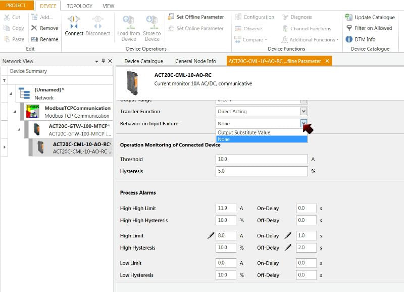 2044840000 - 10A AC/DC Current Meter with Adjustable Limit Monitoring