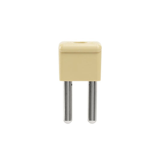0270760000 - Beige 2-Pole Cross-Connector, 12mm Width, 44A Rated  (Pack of 20)