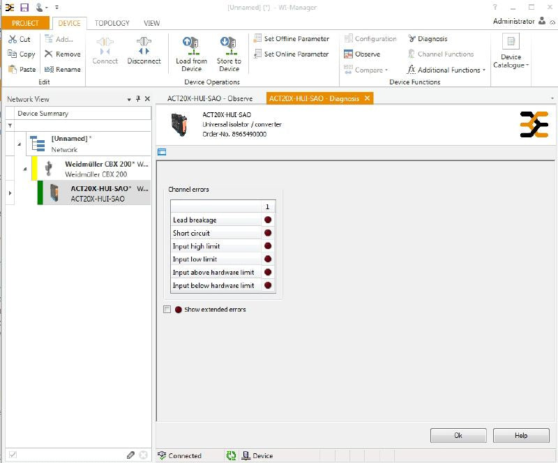 8965490000 - Safe Analog Signal Isolator for Hazardous Areas