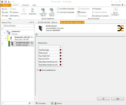 8965490000 - Safe Analog Signal Isolator for Hazardous Areas