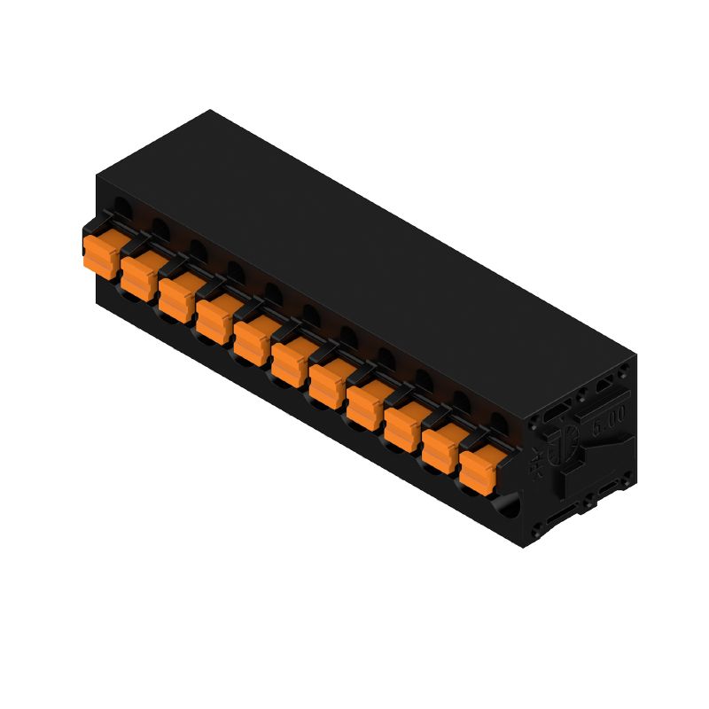 1424870000 - Black 5mm PCB Terminal with 11 Poles & 90° Design  (Pack of 25)