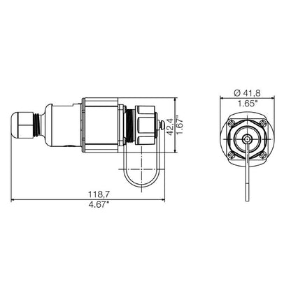 1061820000 - IP67 Rated Mountable Coupling Connector for Exposed Connections  (Pack of 10)