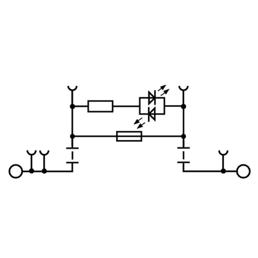 2434390000 - Black 250V Fuse Terminal, 4mm² Push-In Technology  (Pack of 50)