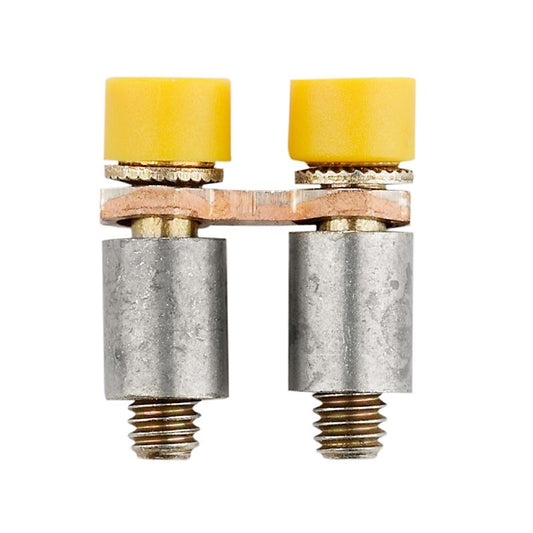 1071500000 - Insulated Yellow Cross-Connector, 24A, 6.10mm Pitch, 2 Poles  (Pack of 50)