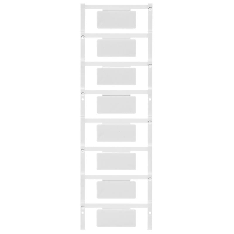 1248620000 - White 19x42mm Polyamide Device Marker with Adhesive Tape  (Pack of 40)