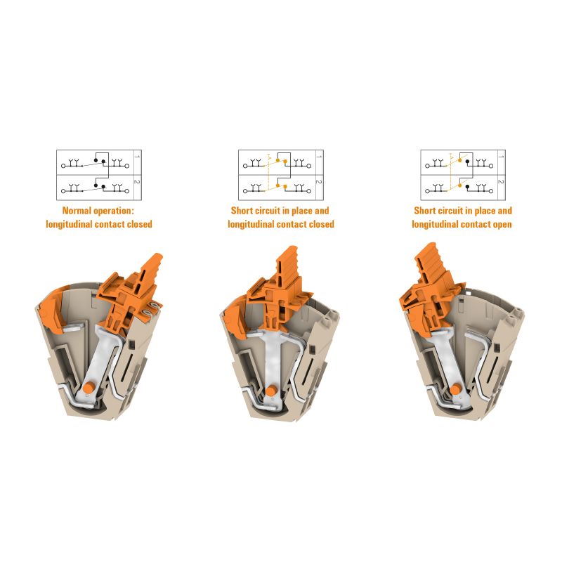 2740020000 - 68mm Push-In Terminal, 30A, 500V, Light Grey Made of Wemid  (Pack of 50)