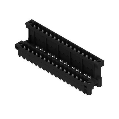 1881400000 - 5.00mm PCB Connector, 32 Poles, 180° Angle, Tinned Black Finish  (Pack of 10)