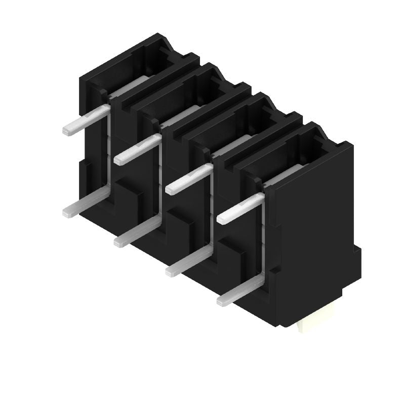 1824830000 - 5.08mm Black PCB Terminals, 4 Poles, 90-Degree Angle  (Pack of 28)