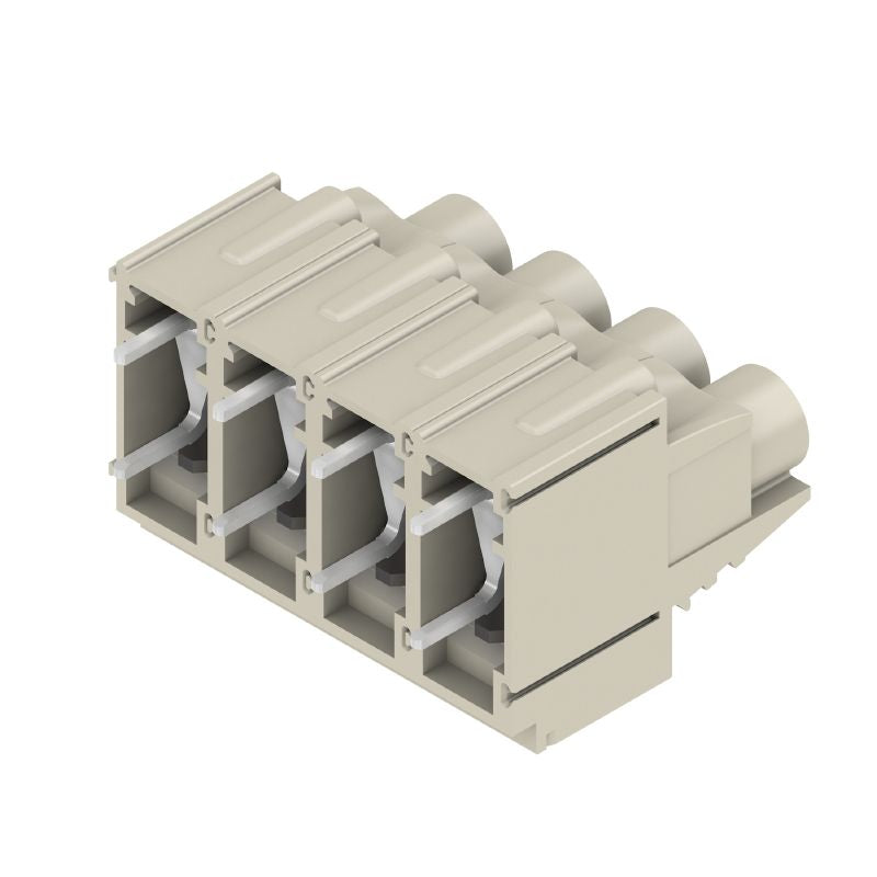 2014310000 - 10.16mm PCB Terminal 4 Poles, 90° Angle, Pebble Grey  (Pack of 20)