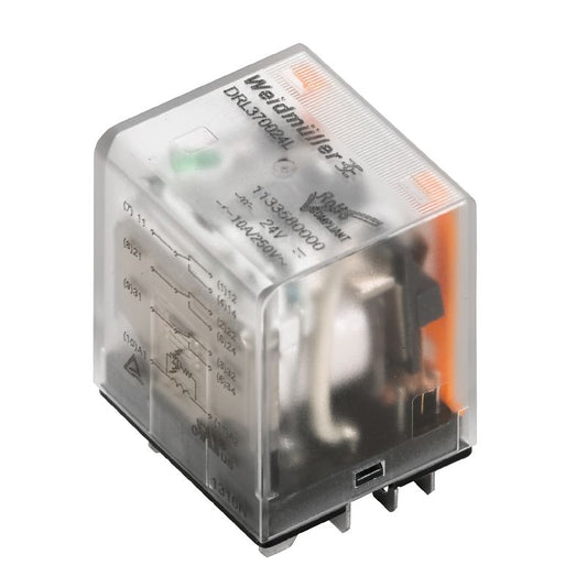 2765210000 - 12V DC 10A Relay with 3 Contacts and Blade Connections  (Pack of 10)