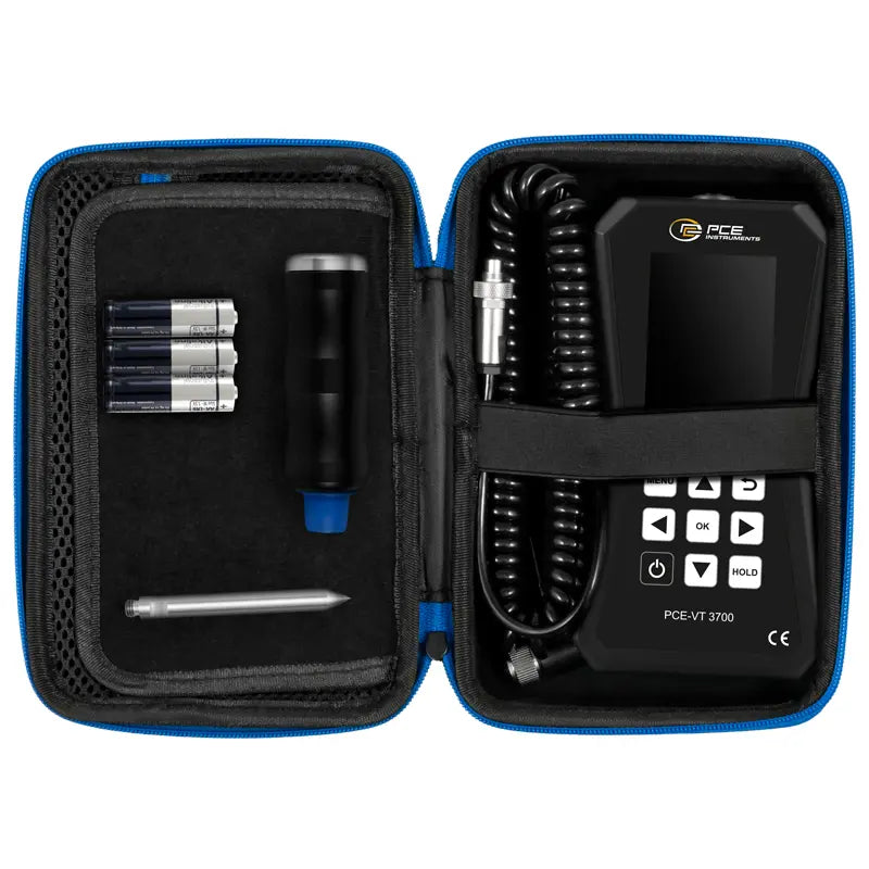 PCE-VT 3700S - Portable Vibration Meter with HOLD Function and ISO Evaluation