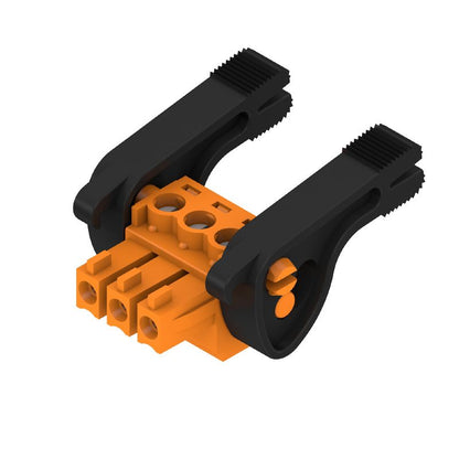 2442370000 - 3-Pole 3.81mm PCB Female Connector with Clamping Yoke  (Pack of 50)