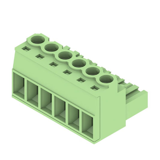 1139110000 - 5.08mm 6-Pole PCB Connector, UL & RoHS Compliant  (Pack of 60)