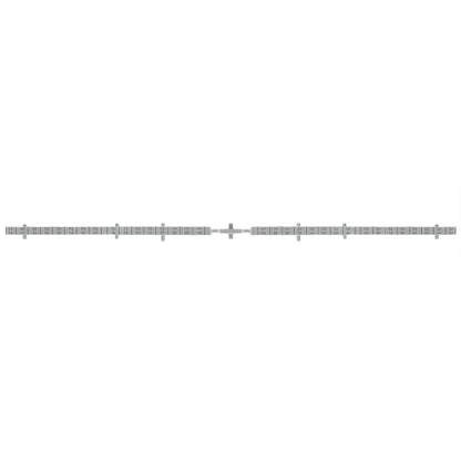 1340340000 - Grey 2mm Horizontal Partition Plate, 100mm Depth, 225mm Height  (Pack of 10)