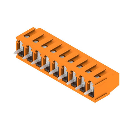 1845350000 - 5.00mm Orange PCB Terminal, 9 Poles, 90° Angle  (Pack of 50)