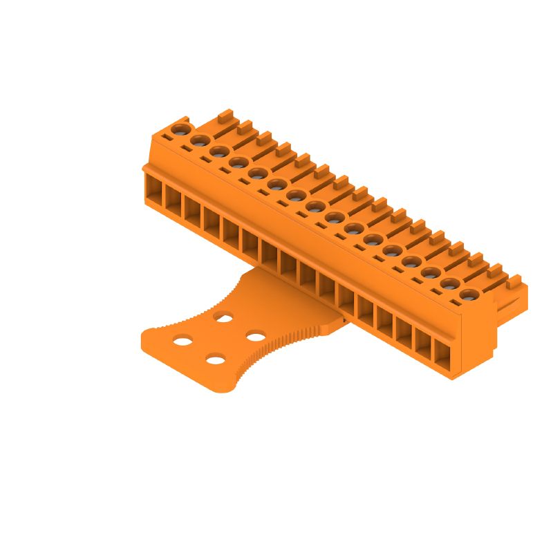 1236410000 - 3.81mm Female Connector with 16 Poles & 180° Angle  (Pack of 50)