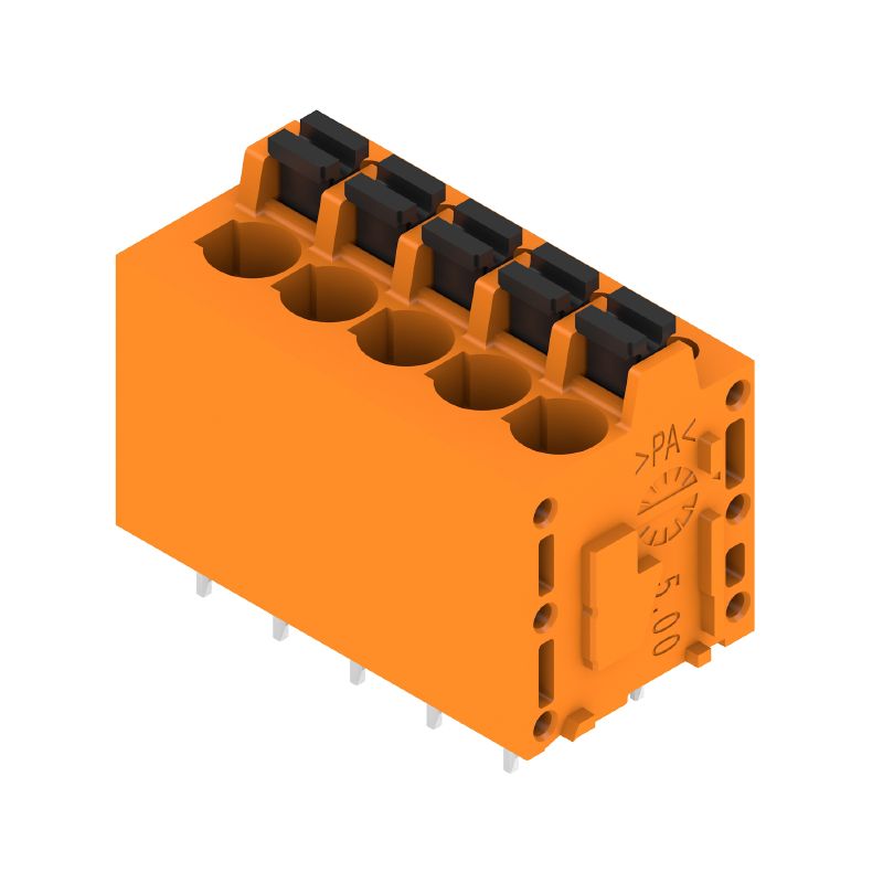 1330210000 - 5-Pole PCB Terminal, 180° Angle, 3.5mm Pins, Push-In Connection  (Pack of 55)