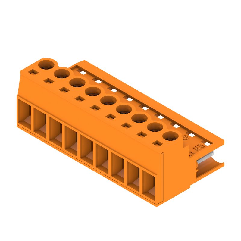 1627160000 - 5.08mm 9-Pole Male Plug PCB Connector with Clamping Yoke  (Pack of 36)