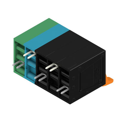 2878440000 - 5-Pole Circuit Board Terminal, 10mm Pitch, Black Finish  (Pack of 25)