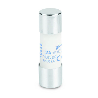 2783170000 - 10x38mm 2A Photovoltaic Cartridge Fuse, 1000 V  (Pack of 10)