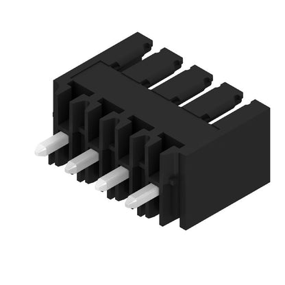 1233880000 - Black 4-Pole PCB Connector, 3.50mm Pitch, 180° Elbow  (Pack of 100)