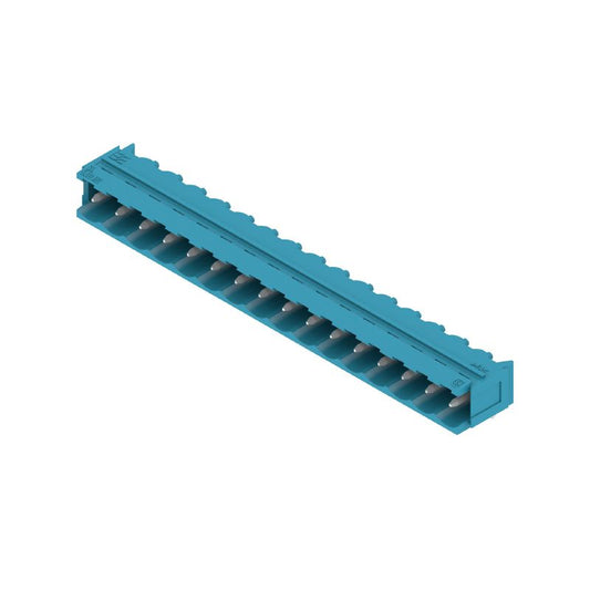 1434850000 - 16-Pole 5.08mm PCB Connector with 90° Angle, Blue Tinned  (Pack of 50)
