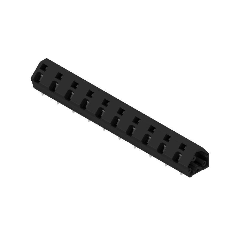 1953200000 - 10-Pole PCB Terminal, 135° Angled, Tension-Clamp Connection  (Pack of 100)