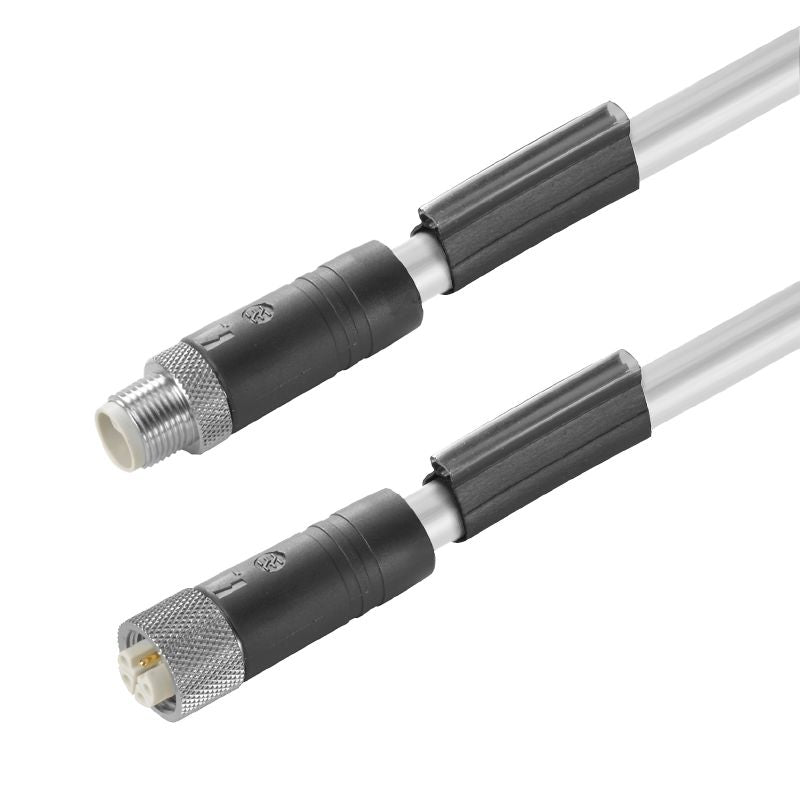 2455260150 - 1.5m Unshielded M12 Connector Line, 5 Poles, PUR Sheath
