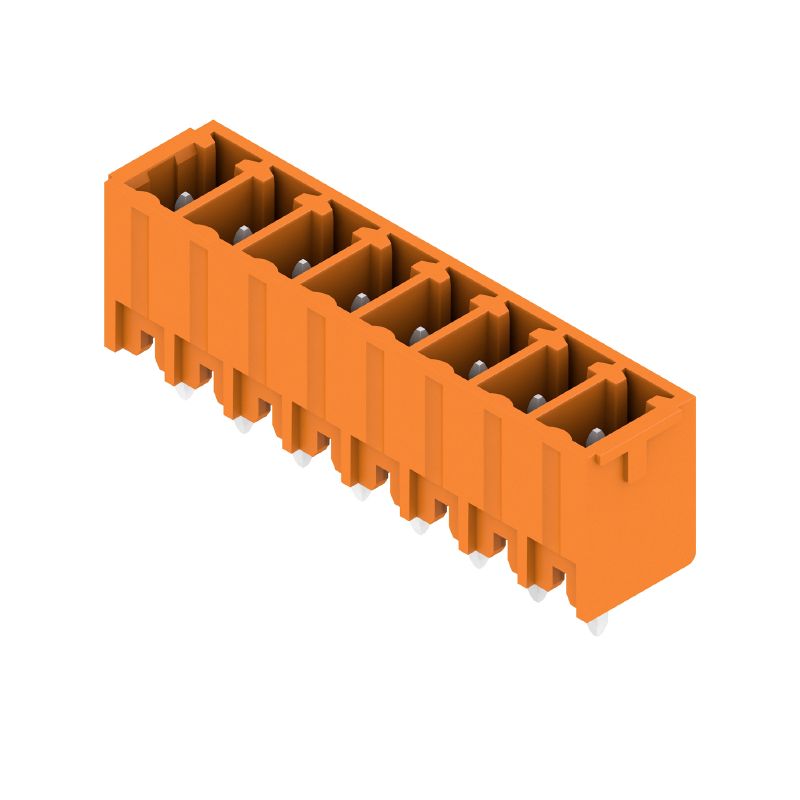 1942900000 - 3.81mm Orange 8-Pole PCB Connector with Closed Side Design  (Pack of 54)