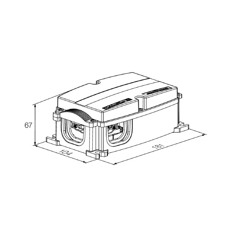 1440920000 - IP65 DC Power Distribution Box with Push-In Connection