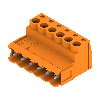 1627280000 - 5.08mm 6-Pole PCB Connector, Male, 180° Angle  (Pack of 54)