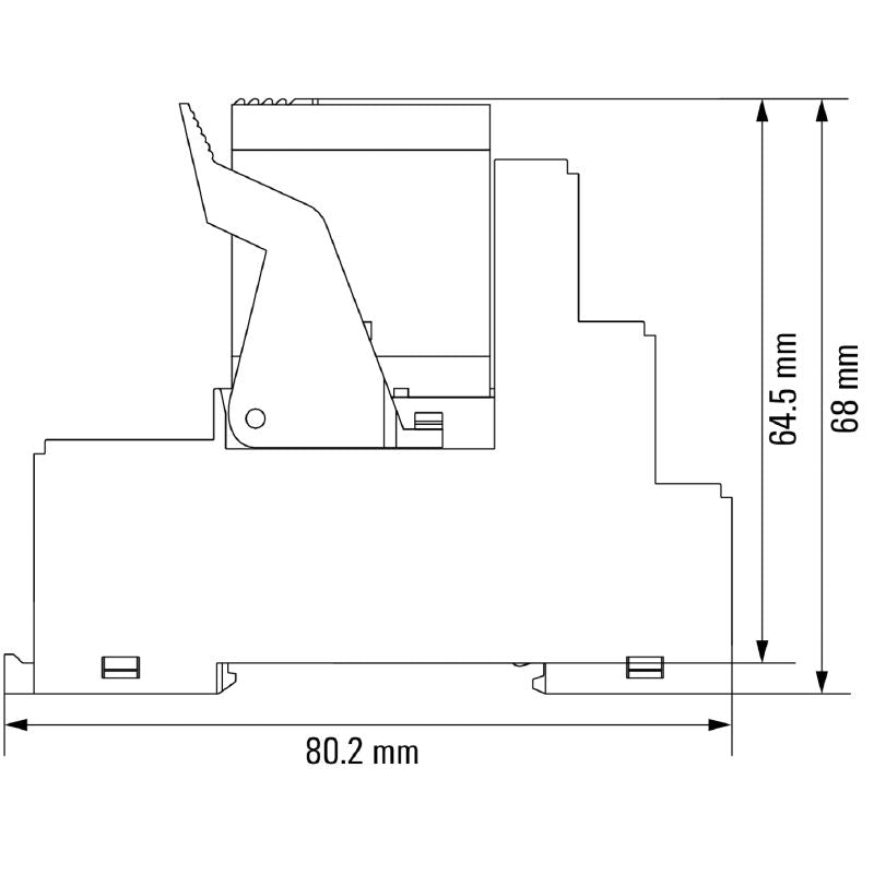 2476780000 - 24V AC Relay Module with Test Button and 10A Capacity  (Pack of 10)