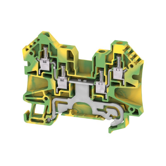 1905130000 - WPE 4/ZZ Green/Yellow Terminal Block for 800V Devices  (Pack of 50)