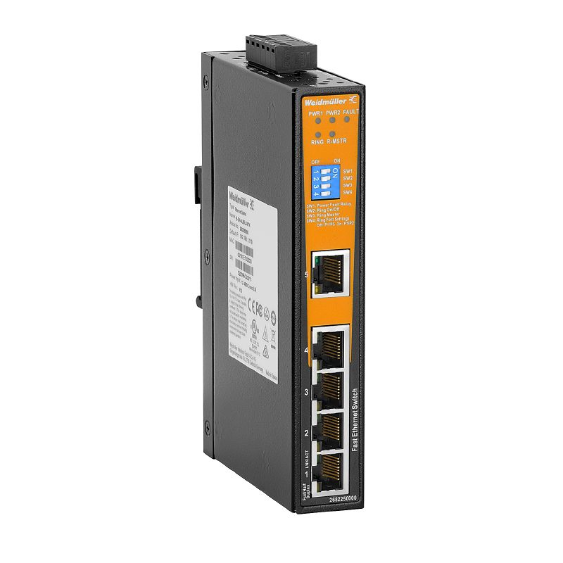 2682250000 - Lite Managed Network Switch, 5x RJ45, -40°C to 75°C
