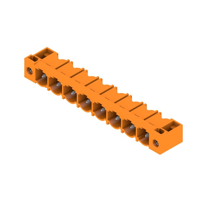1124350000 - 8-Pole PCB Plug Connector, 90° Angle, 3.2mm Solder Pins  (Pack of 24)