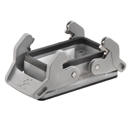 2488580000 - IP65 Diecast Aluminum Bulkhead Housing, Size 4