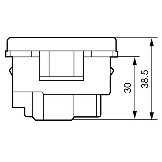 2426700000 - FrontCom Type E Large Socket Connector, IP20 Compliant