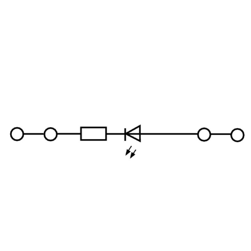 1692600000 - Z-Series 2.5 mm² Feed-Through Terminal, Dark Beige Finish  (Pack of 20)