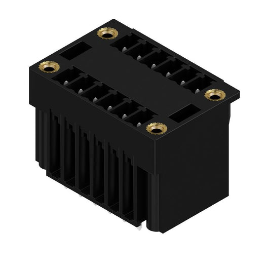 1030830000 - 3.81mm Male Header PCB Connector, 12 Poles, Tinned Black Finish  (Pack of 36)