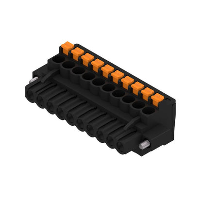 1000300001 - 5.08mm PCB Connector, 90° Angle, Push-In Mechanism  (Pack of 30)