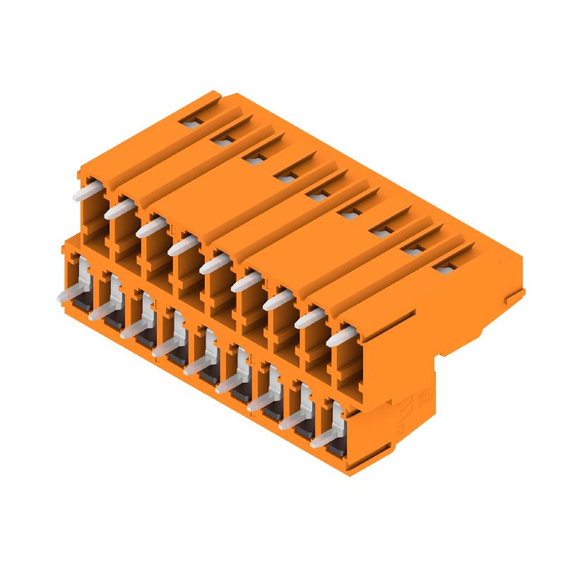 1768920000 - 5.08mm Orange PCB Terminal, 18 Poles, 90° Angle  (Pack of 24)