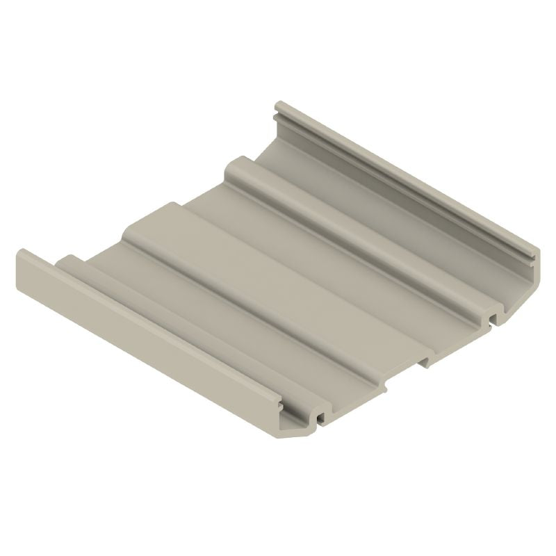 4010870000 - 2000mm Pebble Grey PVC Profile Housing  (Pack of 2)