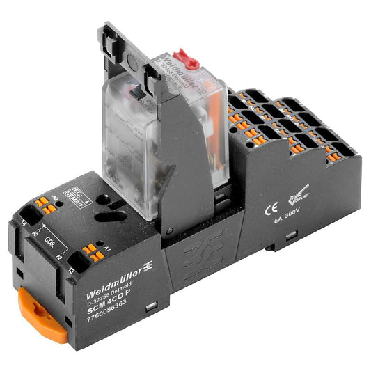 2576100000 - 24VAC 4-Contact Relay Module with Test Button  (Pack of 10)