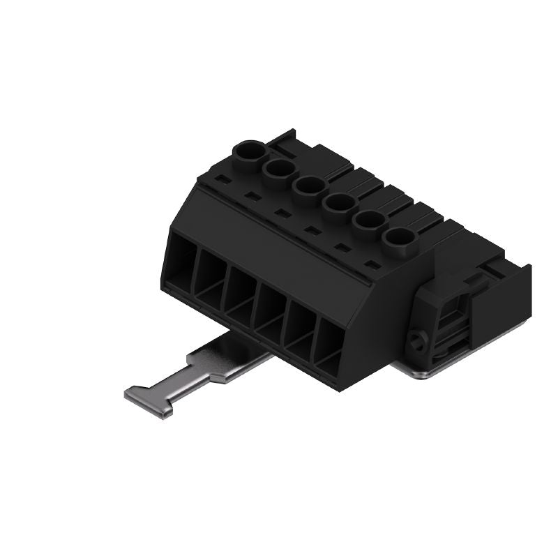 1932490000 - 7.62mm 6-Pole PCB Male Plug Connector with Clamping Yoke  (Pack of 25)