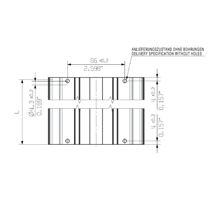 4169320000 - Durable 2000mm Transparent PVC Cover Profile for Versatile Use  (Pack of 2)
