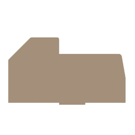 1305250000 - Dark Beige Flammability V-0 End Plate, 40.75mm Height  (Pack of 50)