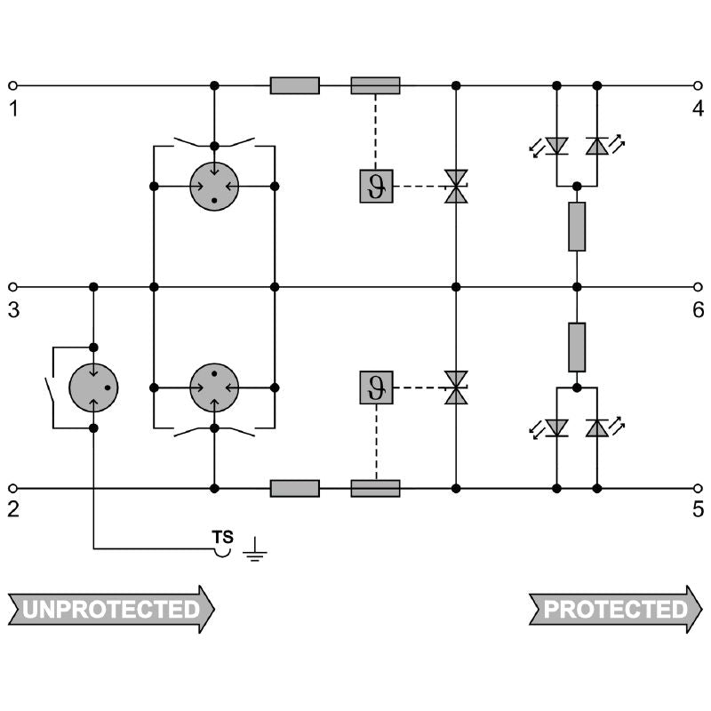 1064430000 - 6.2mm Surge Protection Module for 24V Signal Circuits  (Pack of 10)